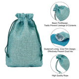 1 Set Burlap Packing Pouches Drawstring Bags, for Christmas, Wedding Party and DIY Craft Packing, Mixed Color, 18x13cm, 12 colors, 2pcs/color, 24pcs/set