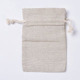 100 pc Burlap Pouches, Wheat, 150x98mm