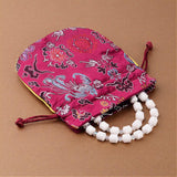 50 pc Silk Pouches, Mixed Color, 13x11.5cm