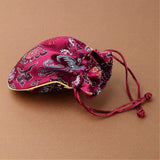 50 pc Silk Pouches, Mixed Color, 13x11.5cm
