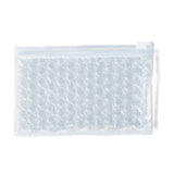 10 pc PVC Bubble Out Bags, Zip Lock Bags, for Jewelry Storage, Jewelry Organizer Portable, Rectangle, Gainsboro, 15x10x0.7cm