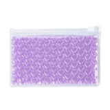 10 pc PVC Bubble Out Bags, Zip Lock Bags, for Jewelry Storage, Jewelry Organizer Portable, Rectangle, Medium Orchid, 15x10x0.7cm