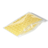 10 pc PVC Bubble Out Bags, Zip Lock Bags, for Jewelry Storage, Jewelry Organizer Portable, Rectangle, Gold, 15x10x0.7cm