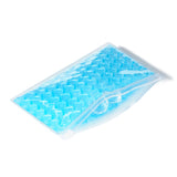 10 pc PVC Bubble Out Bags, Zip Lock Bags, for Jewelry Storage, Jewelry Organizer Portable, Rectangle, Deep Sky Blue, 15x10x0.7cm