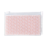 10 pc PVC Bubble Out Bags, Zip Lock Bags, for Jewelry Storage, Jewelry Organizer Portable, Rectangle, Pink, 15x10x0.7cm