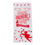 5 Bag OPP Plastic Storage Bags, Valentine's Day Theme, for Party Candy Packaging, Rectangle, Angel & Fairy Pattern, 27x12.5x0.01cm, 50pc/bag