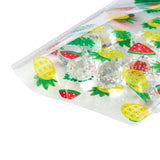 2 Bag OPP Plastic Storage Bags, Hawaii Theme, for Party Candy, Cookies, Gift Packaging, Rectangle, Mixed Patterns, 27x13x0.01cm, Binding Wire: 8x0.4x0.04cm, 100pc/bag