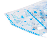 5 Bag OPP Plastic Storage Bags, Graduation Theme, for Candy, Cookies, Gift Packaging, Dodger Blue, Rectangle, Graduation Theme Pattern, 27x13x0.01cm, 50pc/bag