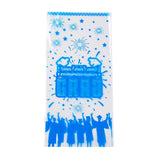 5 Bag OPP Plastic Storage Bags, Graduation Theme, for Candy, Cookies, Gift Packaging, Dodger Blue, Rectangle, Graduation Theme Pattern, 27x13x0.01cm, 50pc/bag