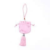 10 pc Silk Packing Pouches, Vintage Scented Sachet Perfume Bag, with Tassel, Pearl Pink, 32~34cm
