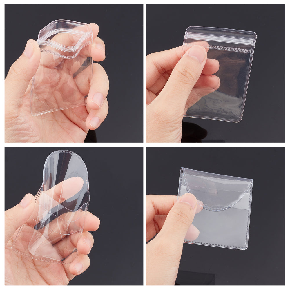Small plastic sleeves top