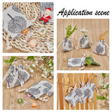 30 pc 30 Pack Drawstring Burlap Bags Gift Burlap Favor Bag Reusable Linen Bags Jewelry Pouches Sacks for Wedding Party