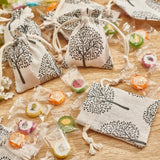 30 pc 30 Pack Drawstring Burlap Bags Gift Burlap Favor Bag Reusable Linen Bags Jewelry Pouches Sacks for Wedding Party