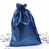200 pc Rectangle Cloth Bags, with Drawstring, Dark Blue, 17.5x13cm