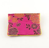 120 pc Rectangle Cloth Zip Pouches, Bag, Purse, Mixed Color, 10x12cm