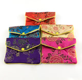 120 pc Rectangle Cloth Zip Pouches, Bag, Purse, Mixed Color, 10x12cm