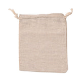 250 pc Cotton Packing Pouches Drawstring Bags, Gift Sachet Bags, Muslin Bag Reusable Tea Bag, Wheat, 14x11cm