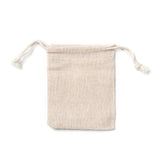 250 pc Cotton Packing Pouches Drawstring Bags, Gift Sachet Bags, Muslin Bag Reusable Tea Bag, Wheat, 9x8cm
