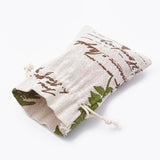 50 pc Polycotton(Polyester Cotton) Packing Pouches Drawstring Bags, Old Lace, 14x10cm