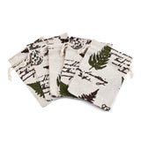 50 pc Polycotton(Polyester Cotton) Packing Pouches Drawstring Bags, Old Lace, 14x10cm