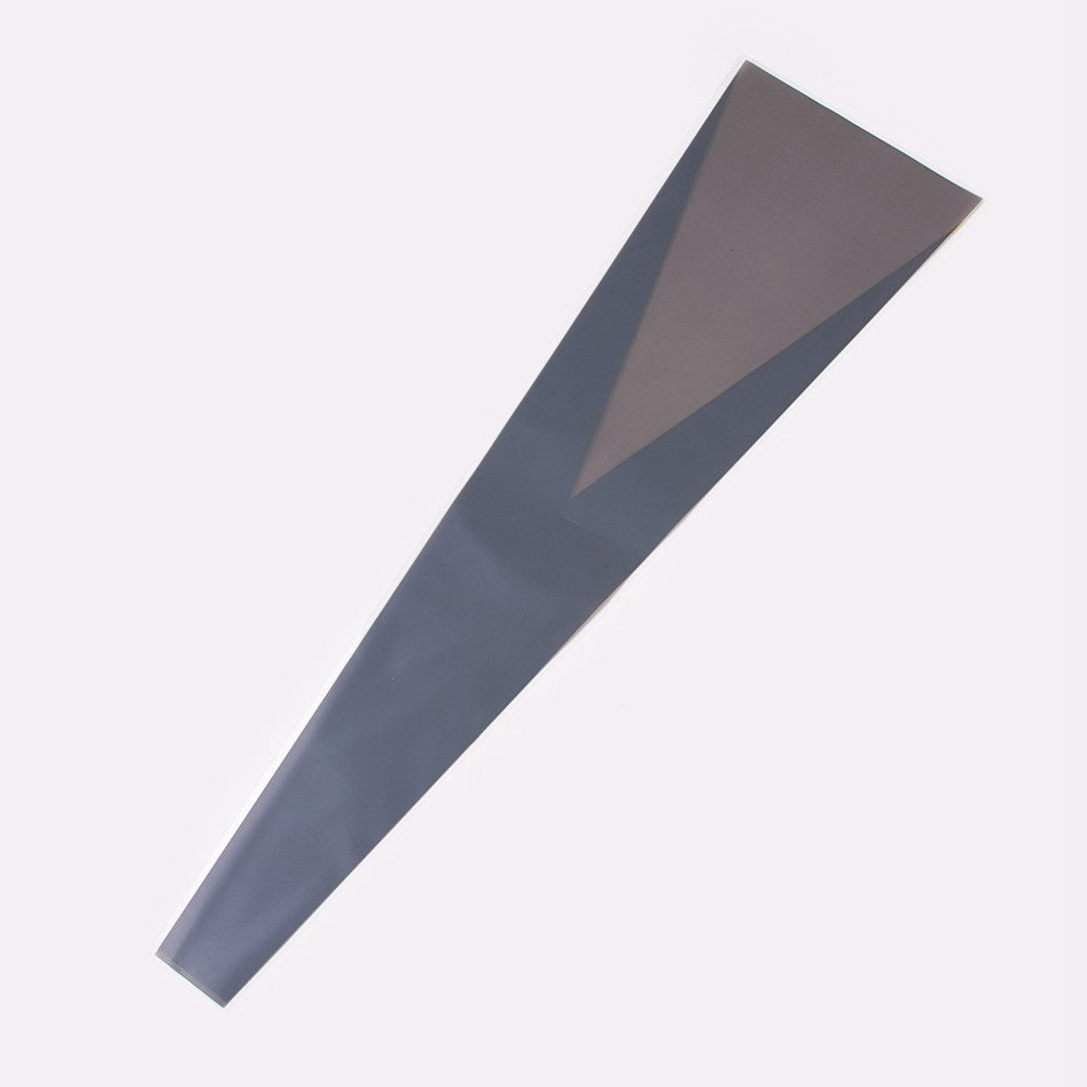 CRASPIRE 50 pc Flower Wrapping Paper Single Rose Packaging Bag, Gray