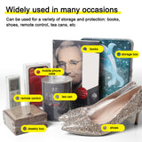 50 pc 50Pcs PVC Heat Shrink Bags, 14x18inch Clear Rectangle Shrink Wrap Bags Cellophane Wrap for Packagaing Gift Baskets