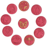 Wax Seal Stamp Set, 10PCS Animal Theme