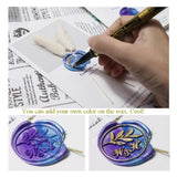Ruler and Compass Wax Seal Stamp