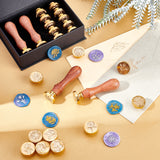 12PCS Flower Theme Wax Seal Stamp Set