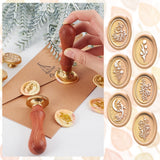 6PCS Oval Sealing Stamp Heads Set