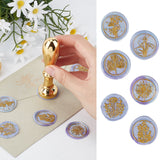 6PCS Sealing Stamp Heads Set (Flower Patterns)