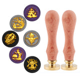 6PCS Halloween Sealing Wax Stamp Heads