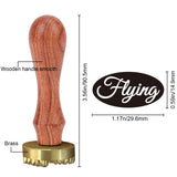 Flying Ice Stamp Wood Handle Wax Seal Stamp