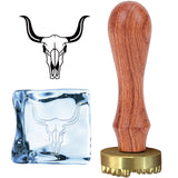 Horns Ice Stamp Wood Handle Wax Seal Stamp