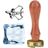 Archery Ice Stamp Wood Handle Wax Seal Stamp