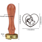 Mother'S Day Ice Stamp Wood Handle Wax Seal Stamp