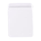 500 pc PVC Anti Oxidation Zip Lock Bags, Transparent Antitarnish Jewelry Packing Storage Pouch, Clear, 7x5x0.15cm, Unilateral thickness: 4.9 Mil(0.125mm)
