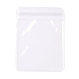 500 pc PVC Anti Oxidation Zip Lock Bags, Transparent Antitarnish Jewelry Packing Storage Pouch, Clear, 8x6x0.15cm, , Unilateral thickness: 4.9 Mil(0.125mm)