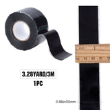 Craspire Silicone Adhesion Tape, Black, 25mm, 3m/roll