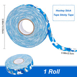 Craspire 1 Roll Bockey Masking Tape, Adhesive Tape Textured Polyester, for Bockey Packaging, Blue, 91~100.5x24.5~25mm