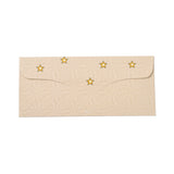 10 Bag Paper Envelopes, Rectangle with Eid Mubarak Word, Antique White, 13x18x0.05cm, Usable: 80x180mm, 6pcs/bag