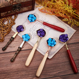 Wooden Handle Vintage Wax Melting Spoon