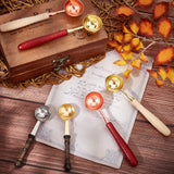 Wooden Handle Vintage Wax Melting Spoon