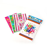 20 Bag Mixed Printed Rectangle PE Material Plastic Bags for Birthday Party, Mixed Color, 25x16.5cm, about 10pcs/bag