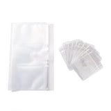 2 Set Transparent Jewelry Organizer Storage Books, Jewelry Storage Album with 50Pcs Zip Lock Bags, Holder for Rings Earring Necklaces Bracelets, Rectangle with 84Pcs Grids, Clear, Book: 20.7x11.1x2.5cm