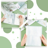 1 Bag Anti Oxidation Jewelry Storage Book Sets, 84/160 Grids Transparent Organizer Book with 60pcs 2.3x3.1 Portable Travel Insert Pockets Resealable Ziplock Bags for Earring Bracelet Necklace