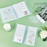 1 Bag Anti Oxidation Jewelry Storage Book Sets, 84/160 Grids Transparent Organizer Book with 60pcs 2.3x3.1 Portable Travel Insert Pockets Resealable Ziplock Bags for Earring Bracelet Necklace