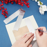 Stainless Steel Brushed Blank Bookmarks, with Chinese Knot Tassel Pendant Decoration, Stainless Steel Color, 254mm