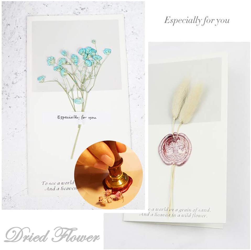 Spring Day Flower Wood Handle Wax Seal Stamp