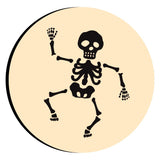 Human Skeleton Wax Seal Stamps
